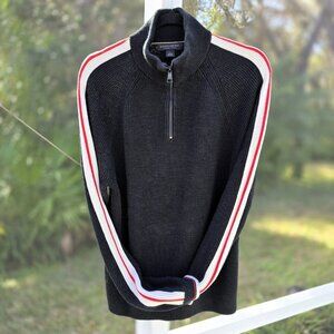 Banana Republic Quarter Zip Mock Neck Sweatshirt - Men's Large